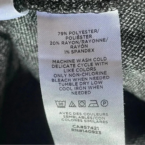 Loft Houndstooth High Rise Ankle Slim Fit Pullover Legging Size M Tall - Picture 7 of 7